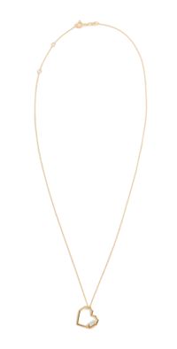 ALIITA Corazon Baguette Necklace Yellow Gold One Size