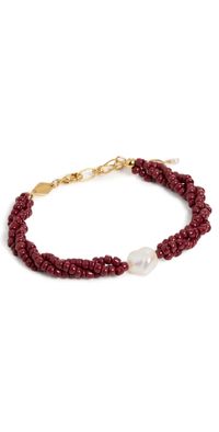 Anni Lu Rodeo Bracelet Deep Burgundy One Size