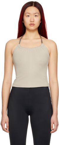 1017 ALYX 9SM Débardeur beige à chaîne