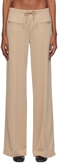 Courrèges Beige Interlock Lounge Pants