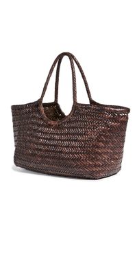 DRAGON DIFFUSION Nantucket Basket Bag Dark Brown One Size