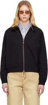 Carter Young SSENSE Exclusive Black Western Harrington Jacket