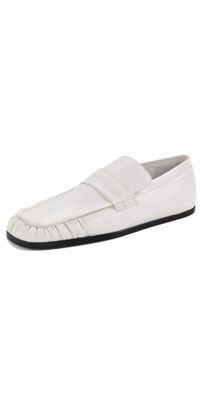 Jil Sander Leather Loafers Porcelain 41