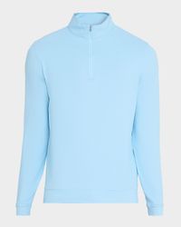 Men's Perth Birdseye Performance Quarter-Zip Pullover