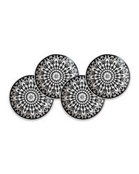 Casablanca Canape Plates, Set of 4