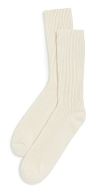 Jenni Kayne Cashmere Socks In Ivory Ivory One Size