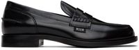 MSGM Black Classic Loafers