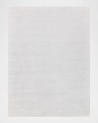 Velutto Hand-Loomed White Rug, 6' x 9'