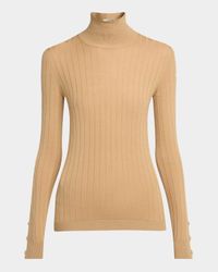 Wool-Cashmere Turtleneck Sweater