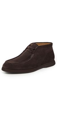 BOSS Sienne Suede Desert Boots Dark Brown 7