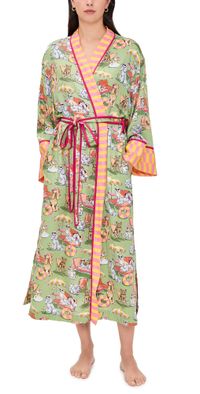 Printfresh Eco Satin Robe Palm Royale Pooches S/M