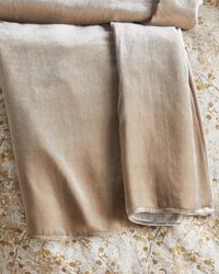 Silk-Blend Oversize Throw