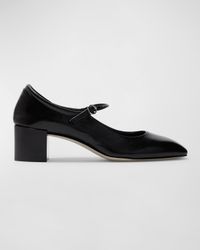 Aline Leather Mary Jane Pumps