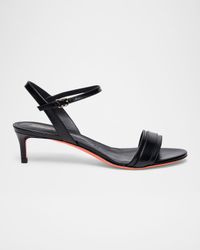 Sirolo Leather Ankle-Strap Sandals