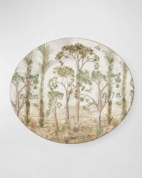 Tall Trees Oval Platter, 14"