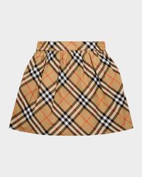 Girl's Kelsey Check-Print Skirt, Size 3-14