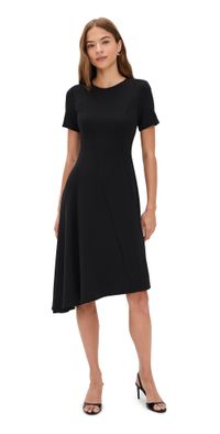 Black Halo Olcay Asymmetrical Dress Black 8