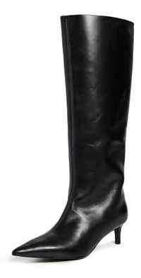 Free People Kiki Kitten Heel Boots Black 9