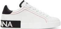 Dolce&Gabbana White Embossed Sneakers