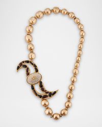 Pas Plus Brooch Necklace