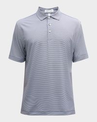 Men's Jubilee Stripe Stretch-Jersey Polo Shirt