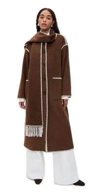 4th & Reckless Fable Coat Chocolate L