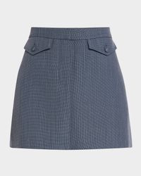 Jamison Wool Melange Mini Skirt