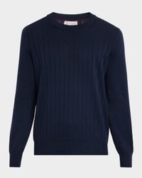 Men's Cotton Rib Crewneck Sweater