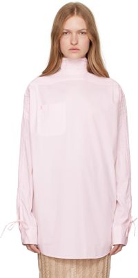 Julie Kegels SSENSE Exclusive Pink Celeste Inverted Shirt