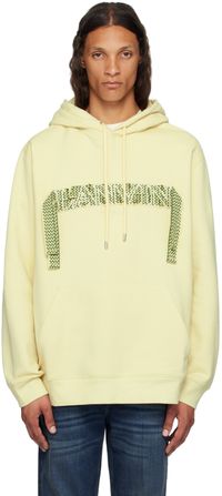 Lanvin Yellow Curb Lace Hoodie