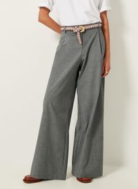 Sessun - Pantalon large - Taille 42 - Gris