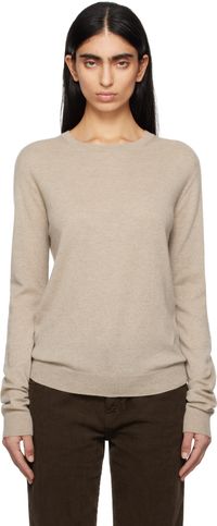 The Row Beige Jazor Sweater