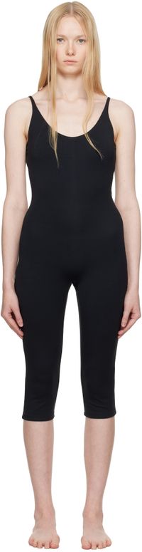 SKIMS Black Smooth Layers Capri Catsuit