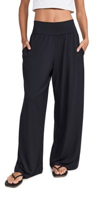 Sweaty Betty Modal Wide Leg Pants Black M
