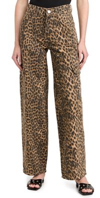 Damson Madder Leopard Cargo Trousers Leopard 6
