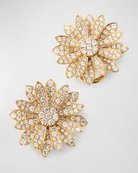 Exclusive Margherita 18K Yellow Gold Pavé Diamond Earrings