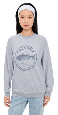 Original Retro Brand California Clean Up Sweatshirt Vintage Heather Grey XL