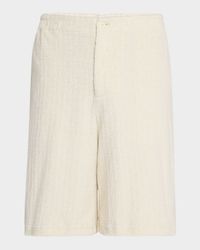 Men's Terry Allover-Logo Bowling Shorts