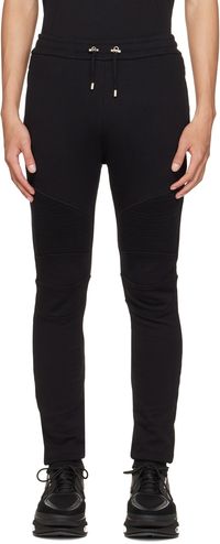 Balmain Black Relaxed Fit Lounge Pants
