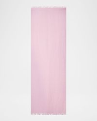 Laminated Linen Scarf, 79x28"