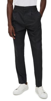 Officine Generale Drew Italian Fresco Pants Dark Grey 50