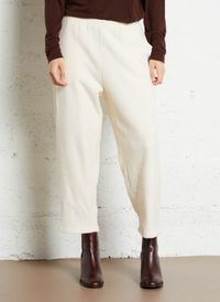 American Vintage - Pantalon en coton organique - Taille L - Beige