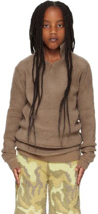 Isa Boulder SSENSE Exclusive Kids Brown Sweater