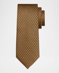 Men's Geometric Silk Tie
