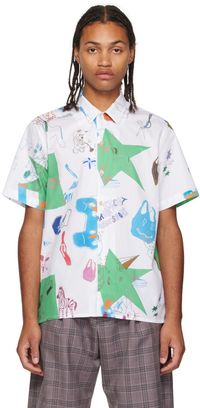 PS by Paul Smith White Magnificent Obsessions Shirt
