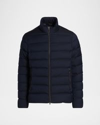 Men's Wool Blend Puffer Jacket