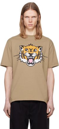 Kenzo Tan Kenzo Paris 'KENZO Happy Tiger' T-shirt