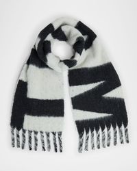 Loliana Logo Wool-Blend Scarf