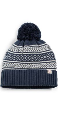 Marine Layer Fair Isle Pom Beanie Navy One Size