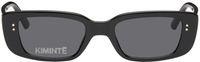 KIMHĒKIM Black One Logo Slim Sunglasses